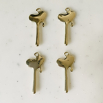 Gold Dripping Bean Pendant Tops