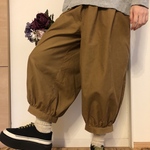 大人のバルーンパンツ★ポケット後ろ★定番♡キャメル