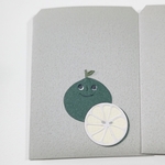 （送料無料）かぼすちゃんのポチ袋　１枚