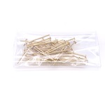 ヘッドピン　Tピン12mm K16GPゴールド　100本