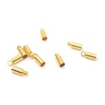 コードエンド　ゴールド　内径3.5ｍｍ　10個