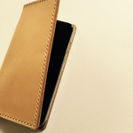 栃木レザーiPhone各種ケース ろ natural (iPhone11対応可,刻印無料)