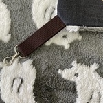 ●5　あったかボア（柄入り（クマ・グレー））　丈夫なニャンモック　リバーシブル　１年中使えます♪　猫　お洗濯OK　猫のハンモック　にゃんもっく　ねこ　ネコ