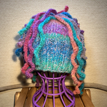 akko72様💖Order made🧶ありがとうございます❣️🙏🏼✨🙇🏻‍♀️Spiral増し増しKnit Cap👩🏽‍🦱➿🐙スパイラルニット帽🧶Multi color🎨🍎🫐🐸🦋🦅