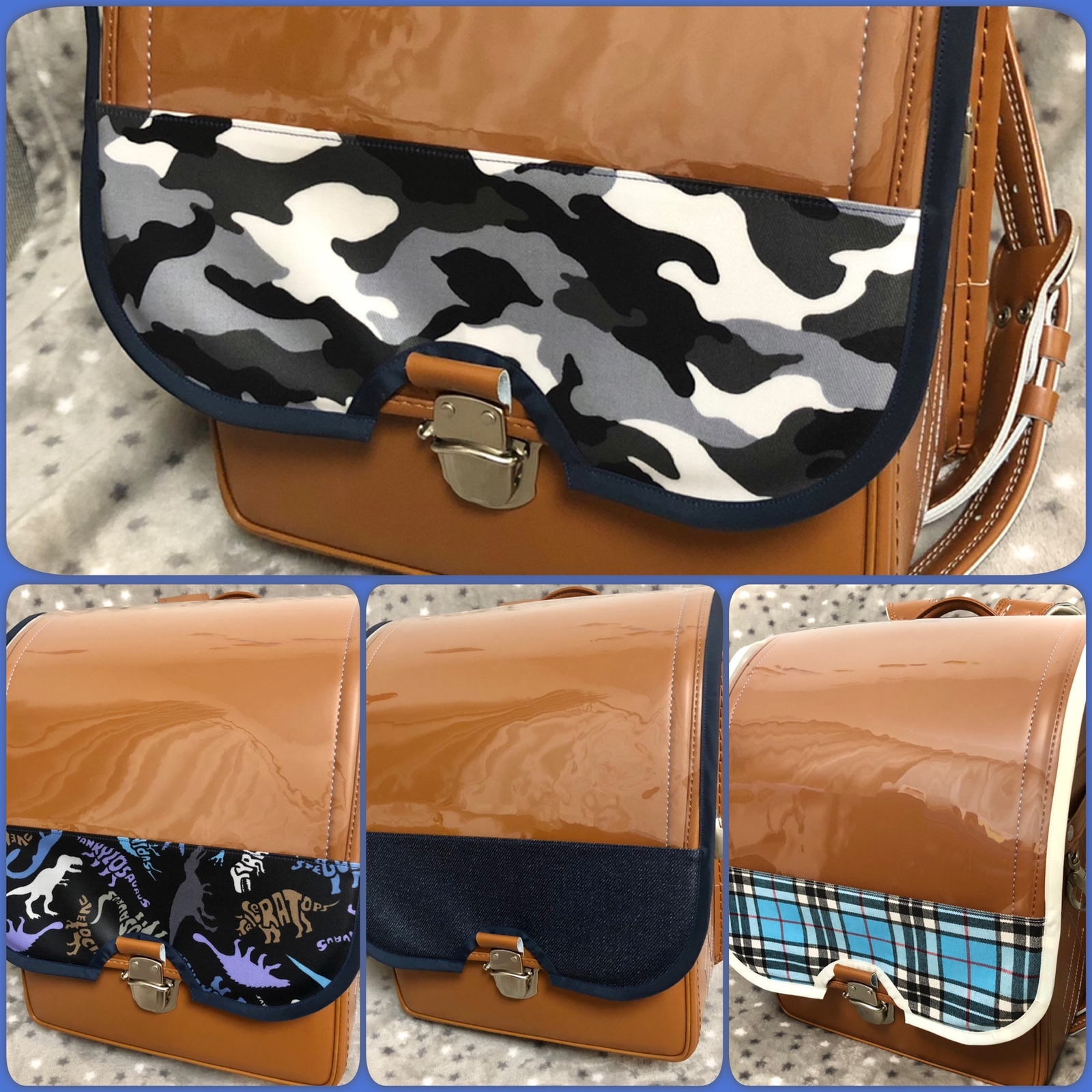 見本 ランドセルカバー オーダー ハンドメイド 半かぶせ用 LIRICO リリコ 半かぶせ専用】 ランドセルカバー♡オーダーメイド