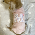 犬服★ ふわふわファータンクトップ ピンク