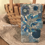 名入れ可『Liberty-blue』iPhone5/5s手帳型ケース