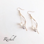 ブラックパールピアス／イヤリング