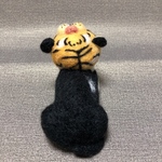 羊毛フェルト 虎の被り物 はちわれ猫