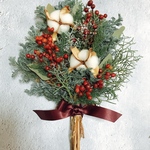 モミの木のクリスマススワッグ