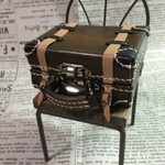 【D様オーダー品】 ミニチュアトランク小物入れ