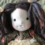 癒しちゃん。入学のお祝い。お誕生日。大人にもお子さんにも長い、長いお友達になってくれます。オーガニックコットンで縫い上げた、手作りのお人形！