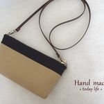 ：：軽くて身軽なシンプルポシェット：：大人シンプル♪