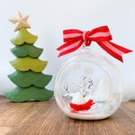 【数量限定】氷雪ノームのガラスドーム&クリスマスオーナメント