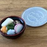 ミニチュア雑煮飾り切り大根入り