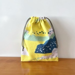 巾着袋 23×18/アーキペラゴ:yellow