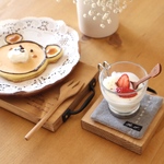 木と布のコースター  