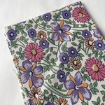 フィードサック　23cm x 27cm カットクロス レトロ花柄　F0144