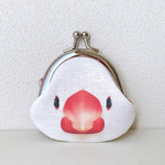 《白文鳥》がまぐち《小》