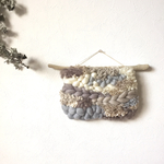 【一点もの】ウィービングタペストリー　『Grayish square.』