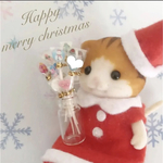 ミニチュア 小瓶付き クリスマスキャンディ 