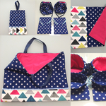 【入園入学6点セット】オマケ付❤︎レッスンバッグ❤︎上履き入れ❤︎給食袋×2❤︎コップ袋×2