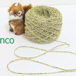 大特価★キラキラゴールド★再販34★素材糸30g☆★変わり糸★オリジナル★ラッピング糸☆arinco