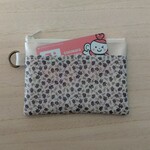 〈リバティ〉ラミネート・ミニポケットポーチ(12cmファスナー)
