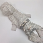 イタグレM フロッキーレオパードスウェット ロンパース 犬服