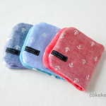 ୨୧  new　アンカー ふわっふわの8重ガーゼはんかち ３枚セット   ୨୧ 
