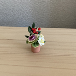 葉牡丹のミニミニテラコッタ鉢　10