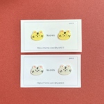 新年！とらさんのピアス/イヤリング