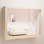 ミニチュアアートフレーム「モダン」壁掛け【受注制作可】