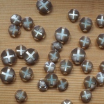 23数量限定 裏穴 20mm ボタン　2個