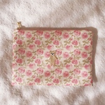 リバティ　ローズマリー　オーキッドピンク　ポーチ🌹🎀