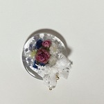 色とりどりの小さな花束ヘアゴム/ポニーフック