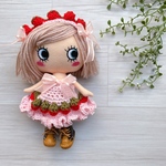 ☆ハンドメイド イルメール マリーちゃんお洋服(ピンクフリル)2点セット☆