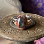 ようこそ🌲クリスマスの森へ🎄🌈☃️カンテラオパールのリング❄️🦔✨