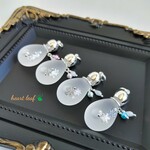 ✨🆕✨ No.57 季節香水瓶 【雪】ミニ香水瓶　パフュームボトルネックレス　お守り 小瓶 メモリーオイル入り