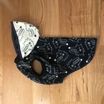 オオカミ柄の犬服 SM
