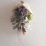 【一点もの】紫陽花・オレガノ・ワイヤープランツ　ナチュラル・スワッグ