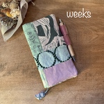 weeks ほぼ日手帳カバー ブックカバー ﻿﻿ミナペルホネン life puzzle
