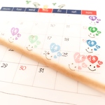 お休みシール･ニコたん18mm ┊︎DEKIRU文具┊