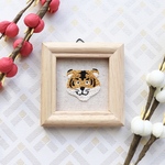 新作🌟刺繍ミニフレーム＊寅🐯