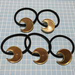 セッティング台座つきヘアゴム月5個セット