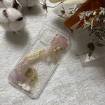 【♡送料無料♡】iPhone14対応☆ふんわりデザインニュアンススマホケース　ニュアンスiPhoneケース　ストラップ付きスマホケース　ストラップ付きiPhoneケース