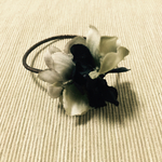 紫陽花のゴム(グレーベース)
