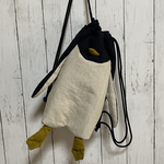 ペンギン巾着  リュックにもなる❣️高30cm