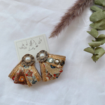 新作！◆オリエンタルインド刺繍ピアス3◆