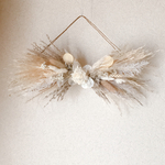 リボンスワッグ　white beige